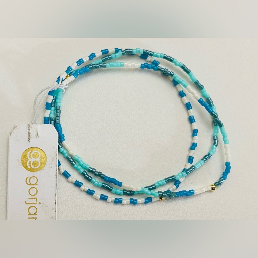 NEW Gorjana Laguna Gigi Stripe Bracelet Set - Picture 4 of 4